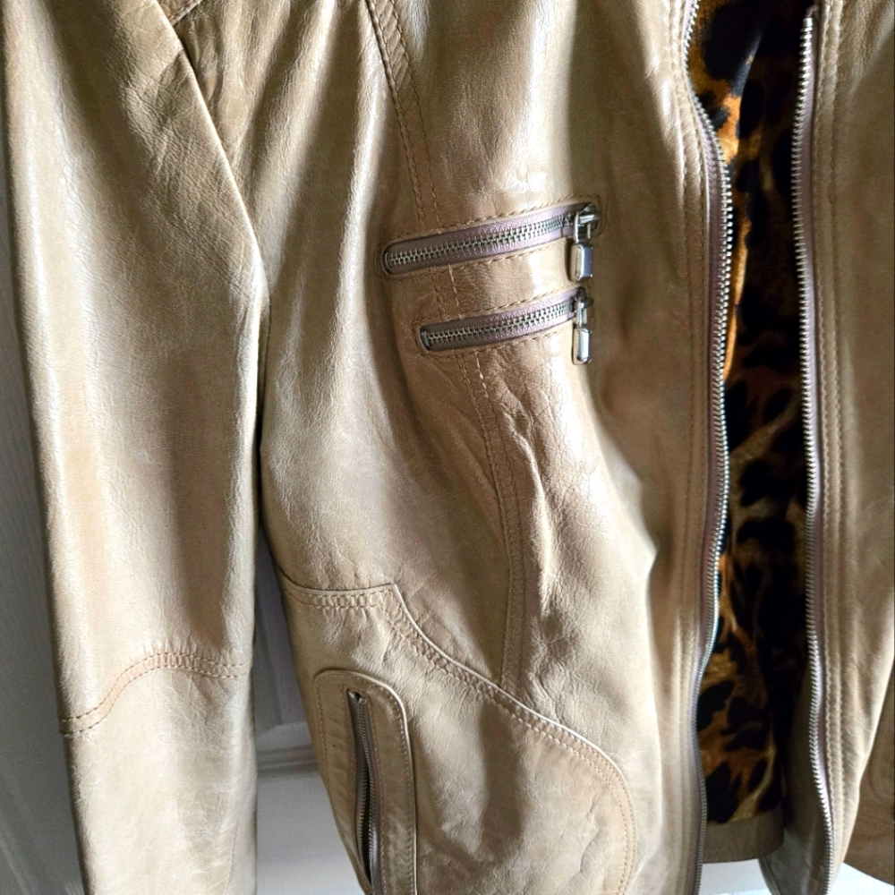 Laundry by Shelli Segal leather coat